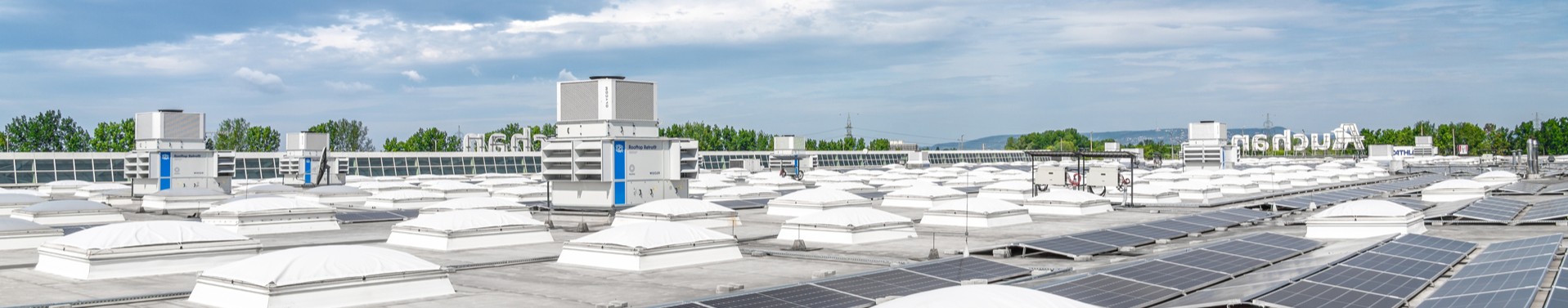 Rooftop Retrofit a soroksári Auchan tetején