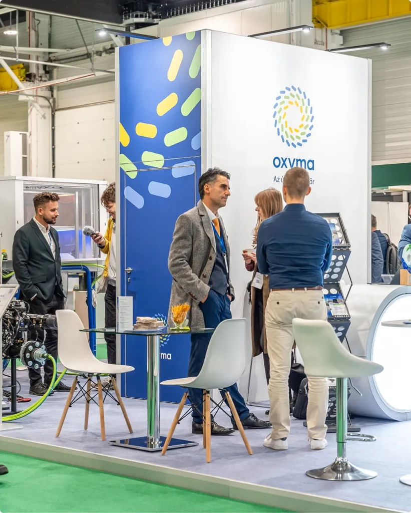 Oxyma az Environtech kiállításon 2025-ben a Hungexpo területén.
